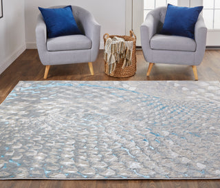 Azure Modern Abstract - Blue/Silver/Gray