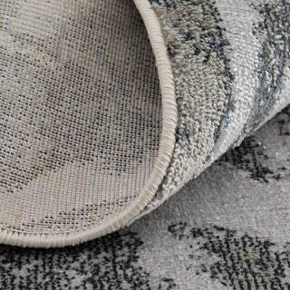 Astra Transitional Abstract - Gray/Silver/Ivory