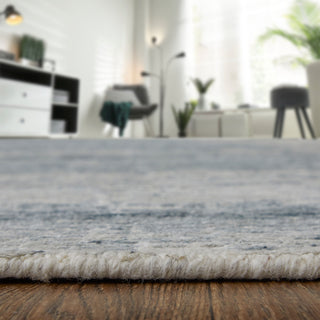 Brighton Modern Abstract - Ivory/Blue/Gray