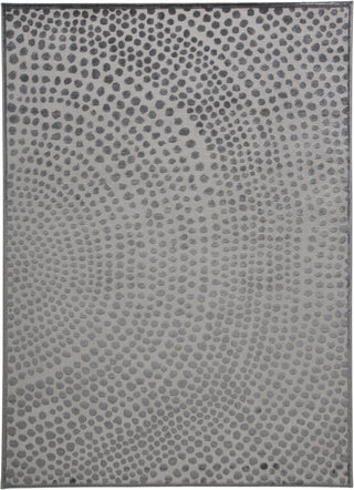 Gaspar Modern Polka Dots - Gray/Silver/Ivory