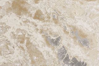 The Rug Corner Feizy Aura Modern Abstract - Ivory/Silver/Gold  