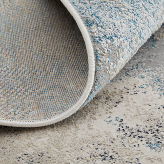 Astra Transitional Abstract - Blue/Gray/Ivory