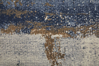Clio Modern Abstract - Ivory/Blue/Brown