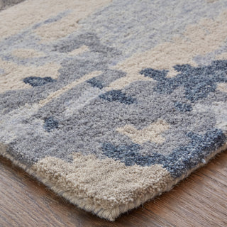 Everley Modern Abstract - Blue/Gray/Ivory