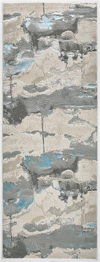 The Rug Corner Feizy Azure Modern Watercolor - Ivory/Gray/Blue  Azure Modern Watercolor - Ivory/Gray/Blue