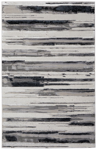 Micah Modern Abstract - Silver/Gray/Black