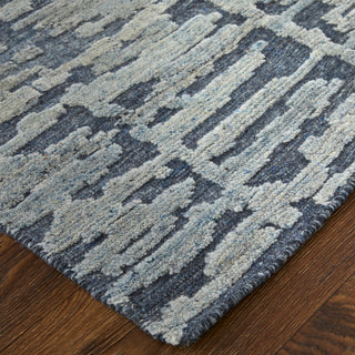 Berwyn Modern Abstract - Blue/Silver/Gray