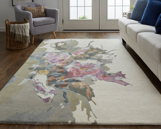 Dafney Transitional Floral & Botanical - Purple/Pink/Green