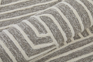 The Rug Corner Feizy Lytton Modern Geometric - Gray/Ivory  Lytton Modern Geometric - Gray/Ivory
