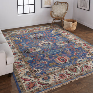 Beall Traditional Oriental - Blue/Red
