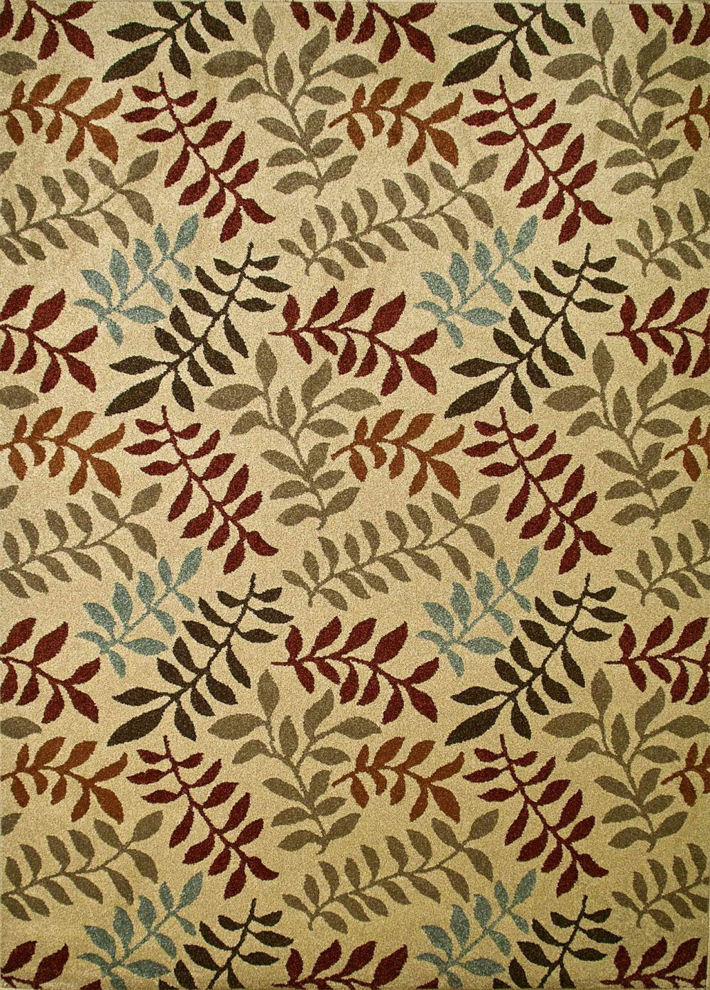 Concord Global Chester LEAFS IVORY Rug