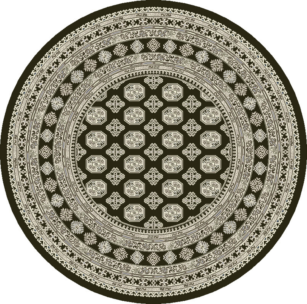 Dynamic ANCIENT GARDEN 57102 CHARCOAL/SILVER Rug