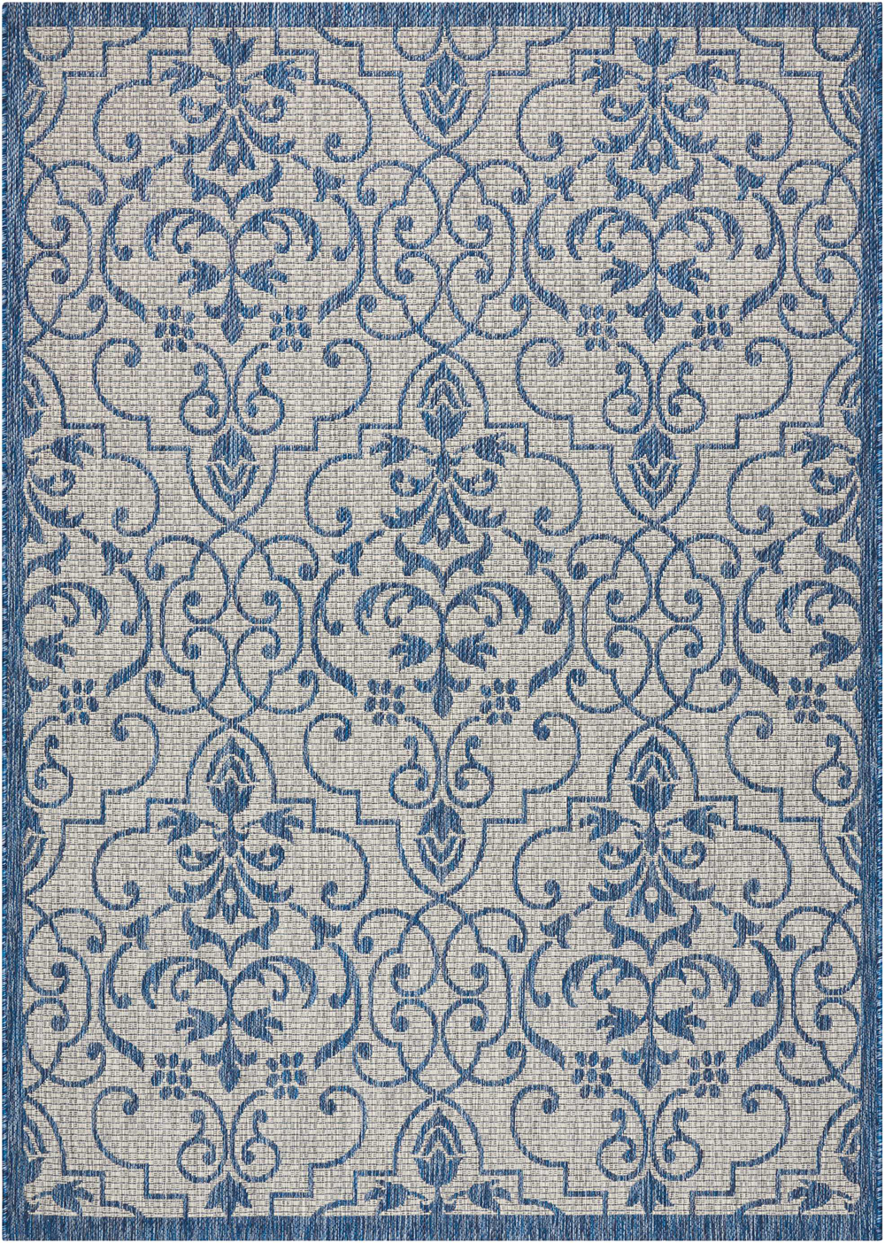 Nourison COUNTRY SIDE CTR04 IVORY BLUE           Rug