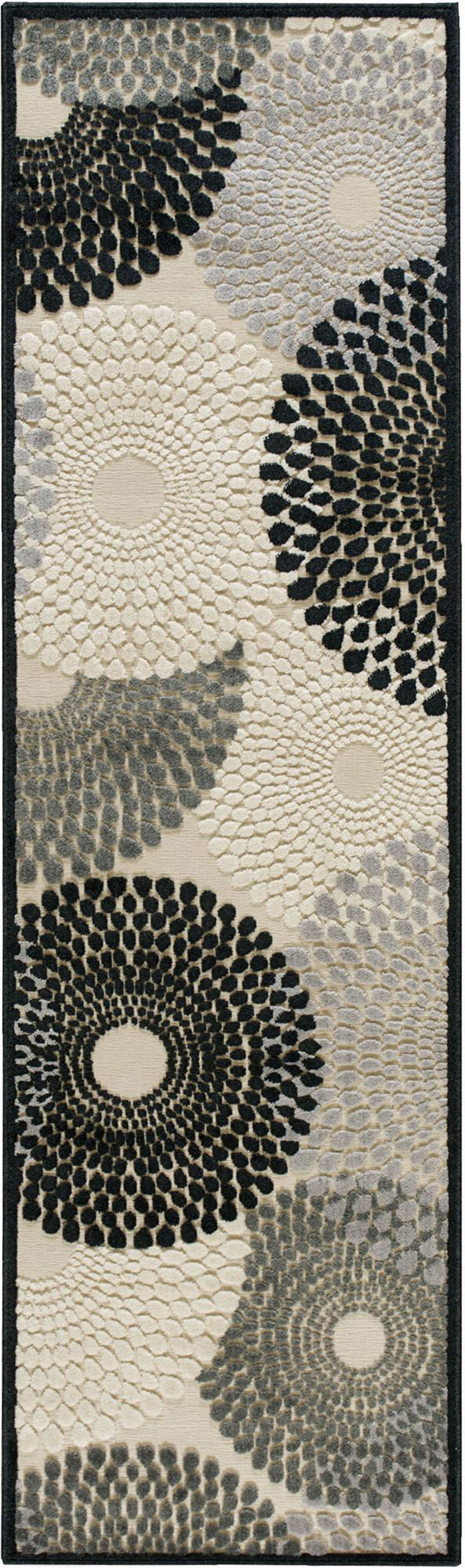 Nourison GRAPHIC ILLUSIONS GIL04 PARCHMENT Rug