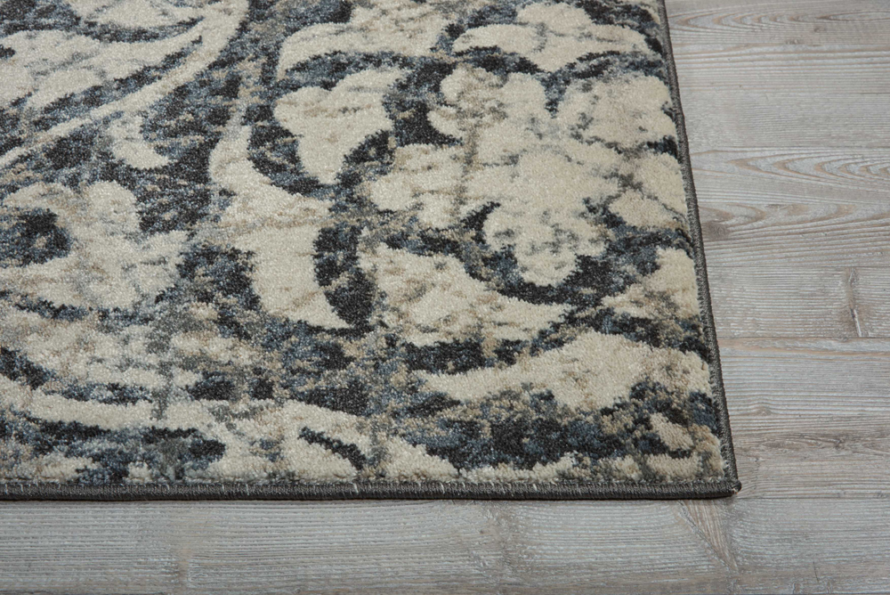 Nourison MAXELL MAE10 IVORY/CHARCOAL Detail