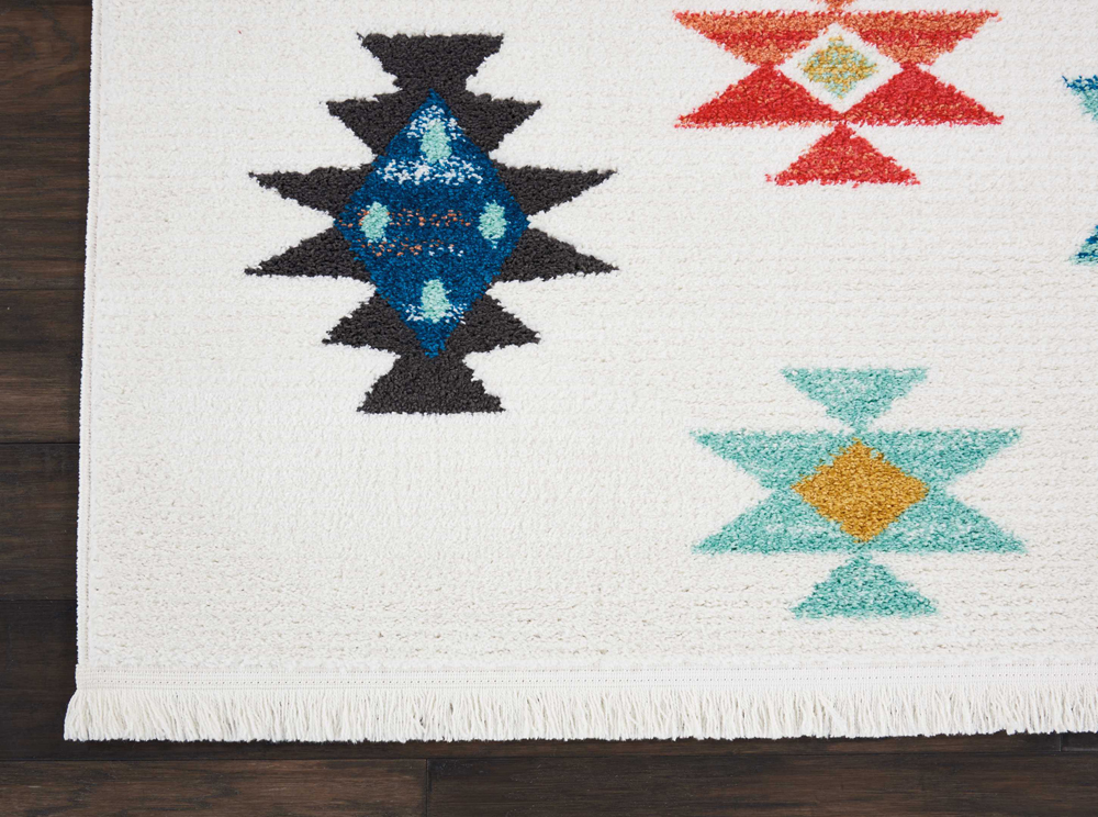 Nourison NAVAJO NAV07 WHITE Detail