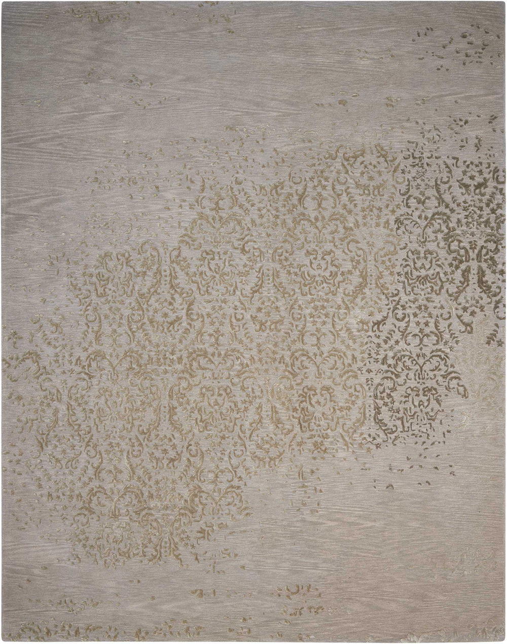 Nourison OPALINE OPA08 SILVER Rug