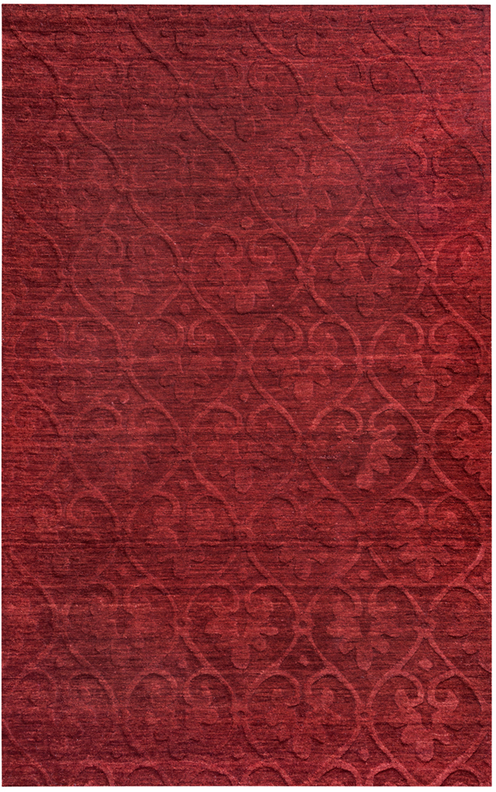 Rizzy Home Technique TC8268 burgundy Rug
