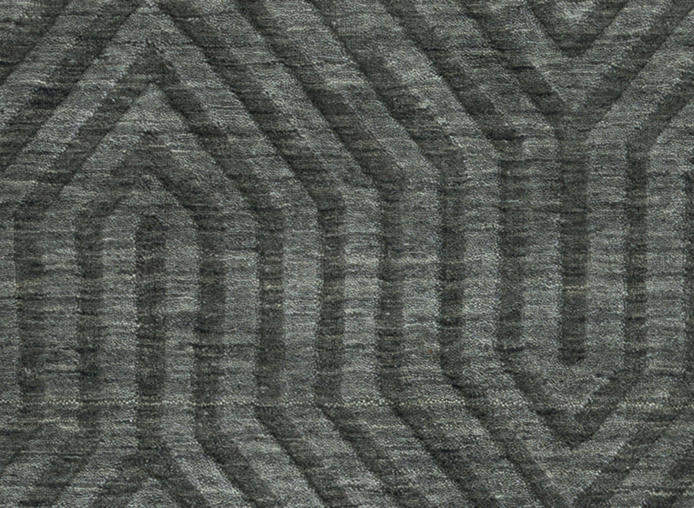 Rizzy Home Technique TC8574 gray/charcoal Detail