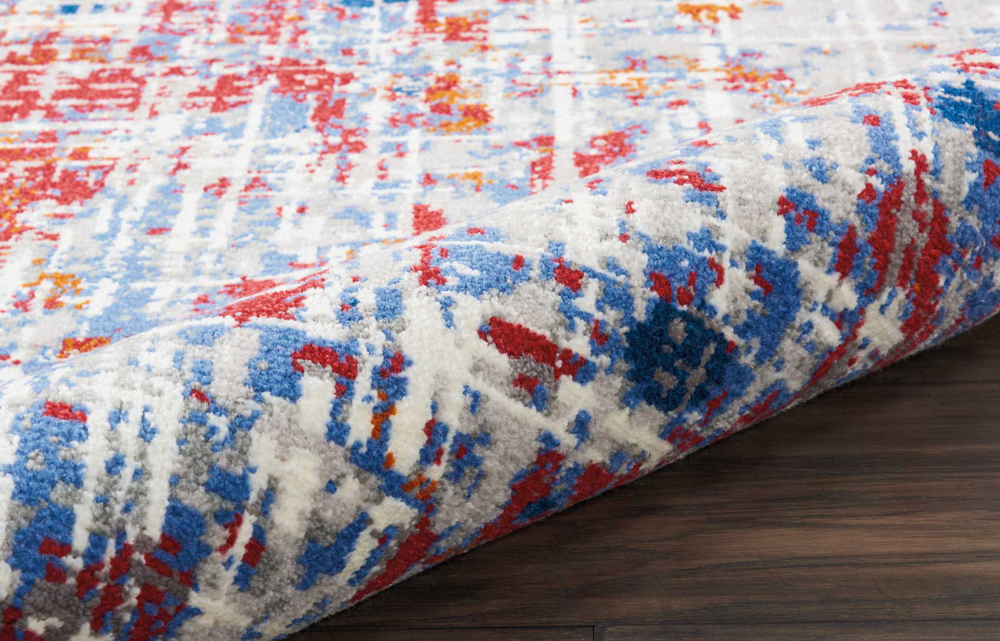 Nourison TWILIGHT TWI25 RED/BLUE Detail