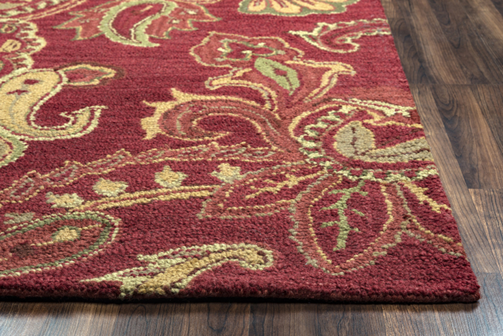 Rizzy Home Ashlyn AL2651 Burgundy  Rug