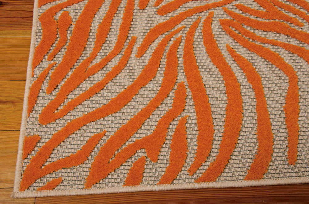 Nourison ALOHA ALH04 ORANGE Rug