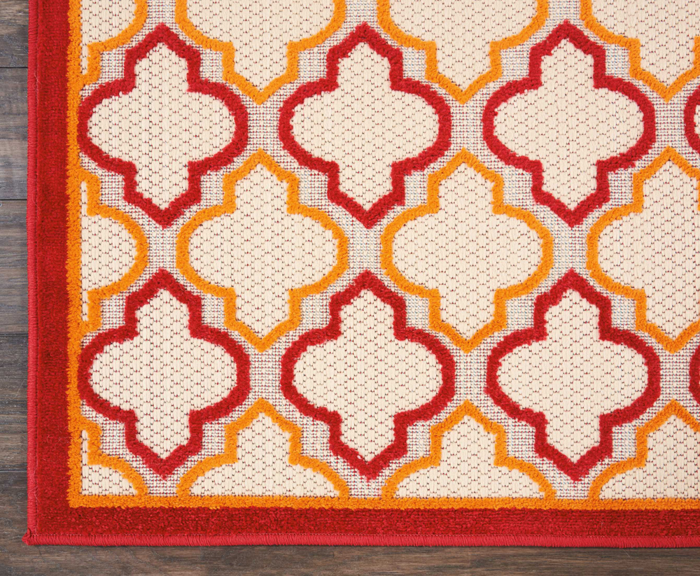 Nourison ALOHA ALH06 RED Rug