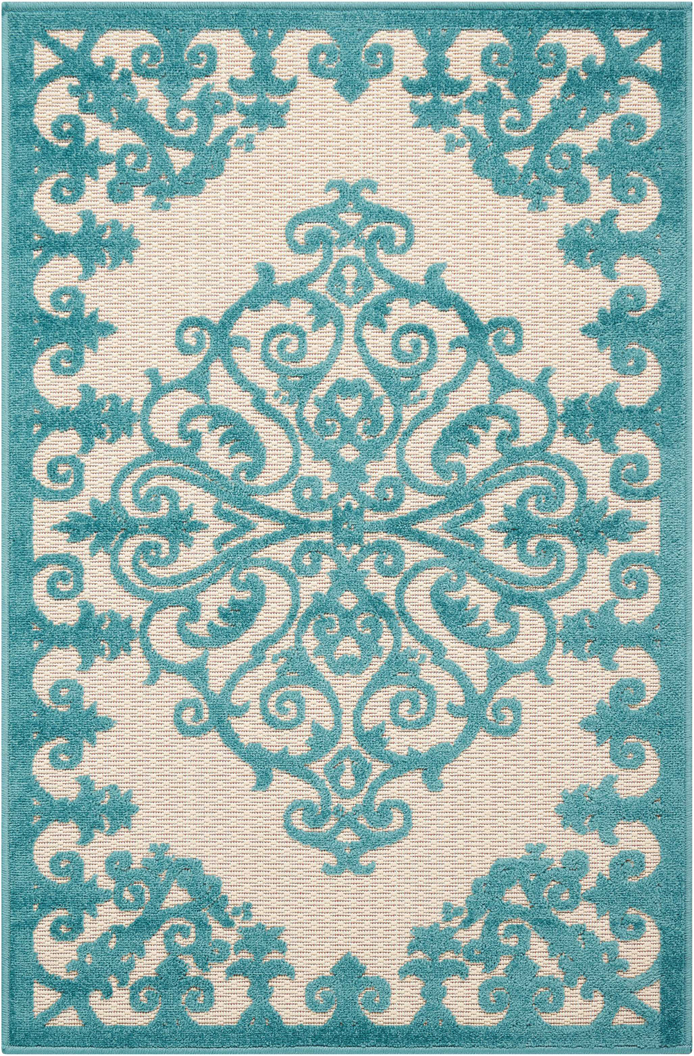 Nourison ALOHA ALH12 AQUA Rug