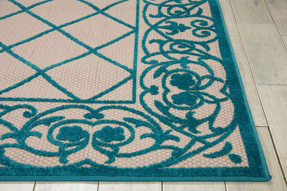 Nourison ALOHA ALH16 AQUA                 Rug