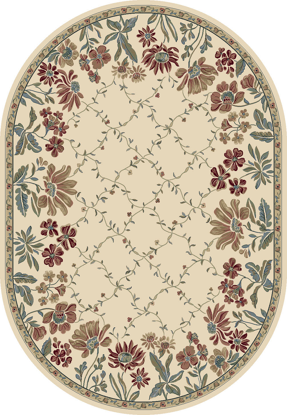 Dynamic ANCIENT GARDEN 57084 IVORY Rug