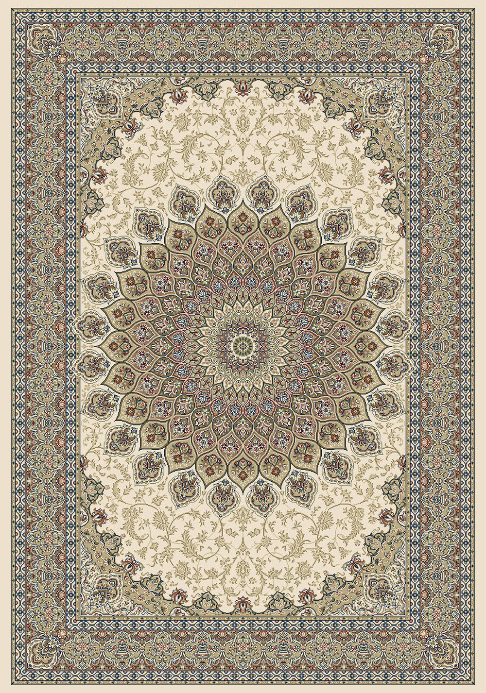 Dynamic ANCIENT GARDEN 57090 IVORY Rug