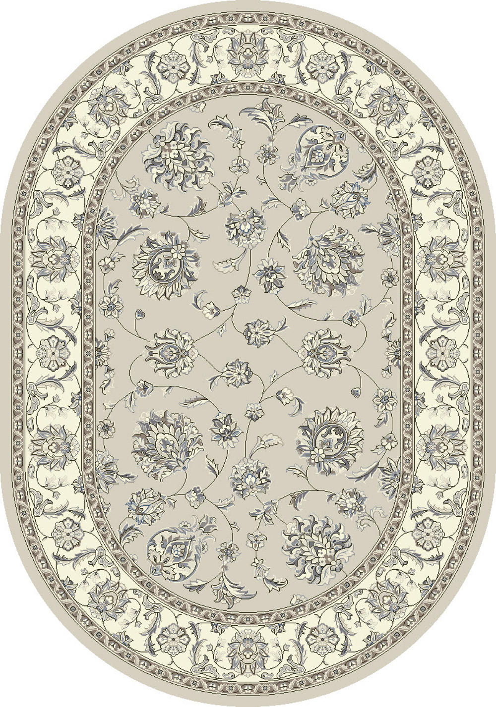 Dynamic ANCIENT GARDEN 57365 SOFT GREY/CREAM Rug