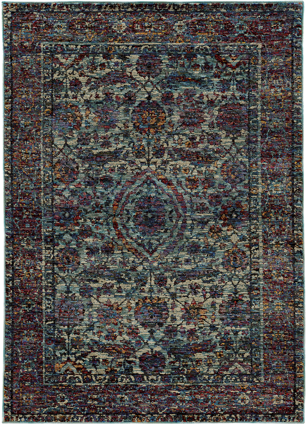 Oriental Weavers ANDORRA 6846B Blue Rug