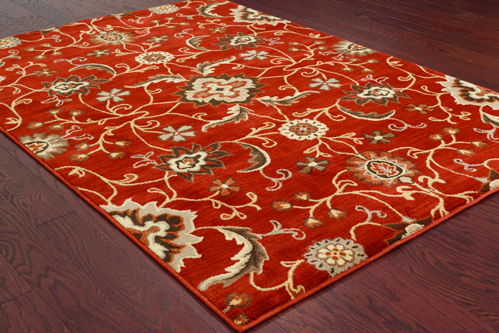 Oriental Weavers CASABLANCA 4471B Red Detail