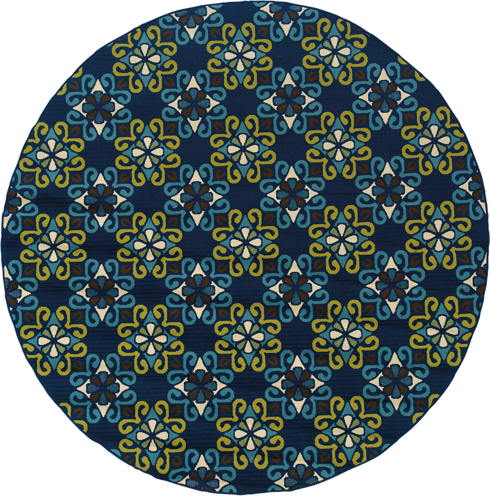 Oriental Weavers CASPIAN 3331L Blue Detail