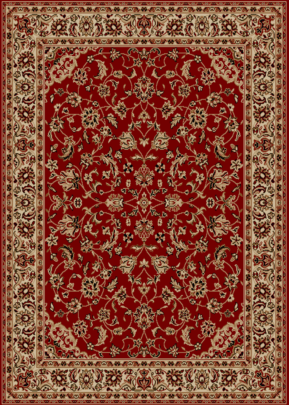 Radici USA Como 1833/6010/RED red Rug