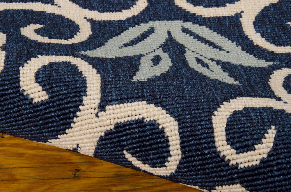 Nourison CARIBBEAN CRB02 NAVY Rug