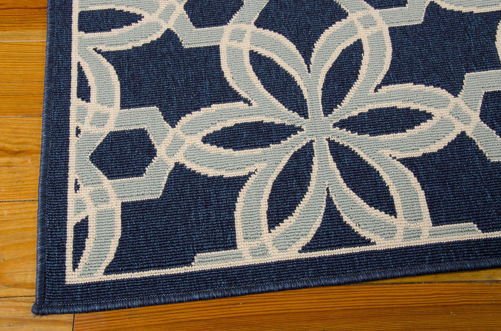 Nourison CARIBBEAN CRB05 NAVY Rug