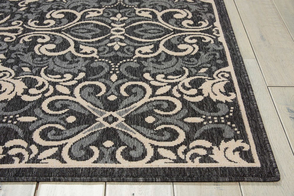 Nourison CARIBBEAN CRB12 CHARCOAL Rug