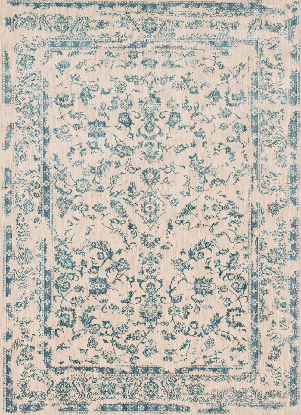 Loloi FLORENCE FO-01 IVORY/AQUA Rug