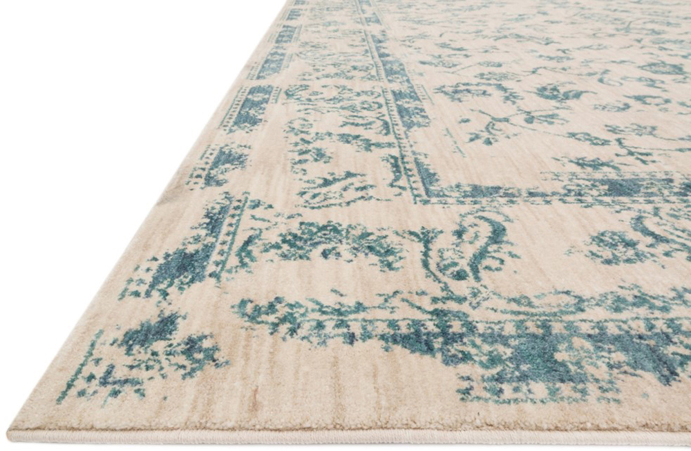 Loloi FLORENCE FO-01 IVORY/AQUA Rug