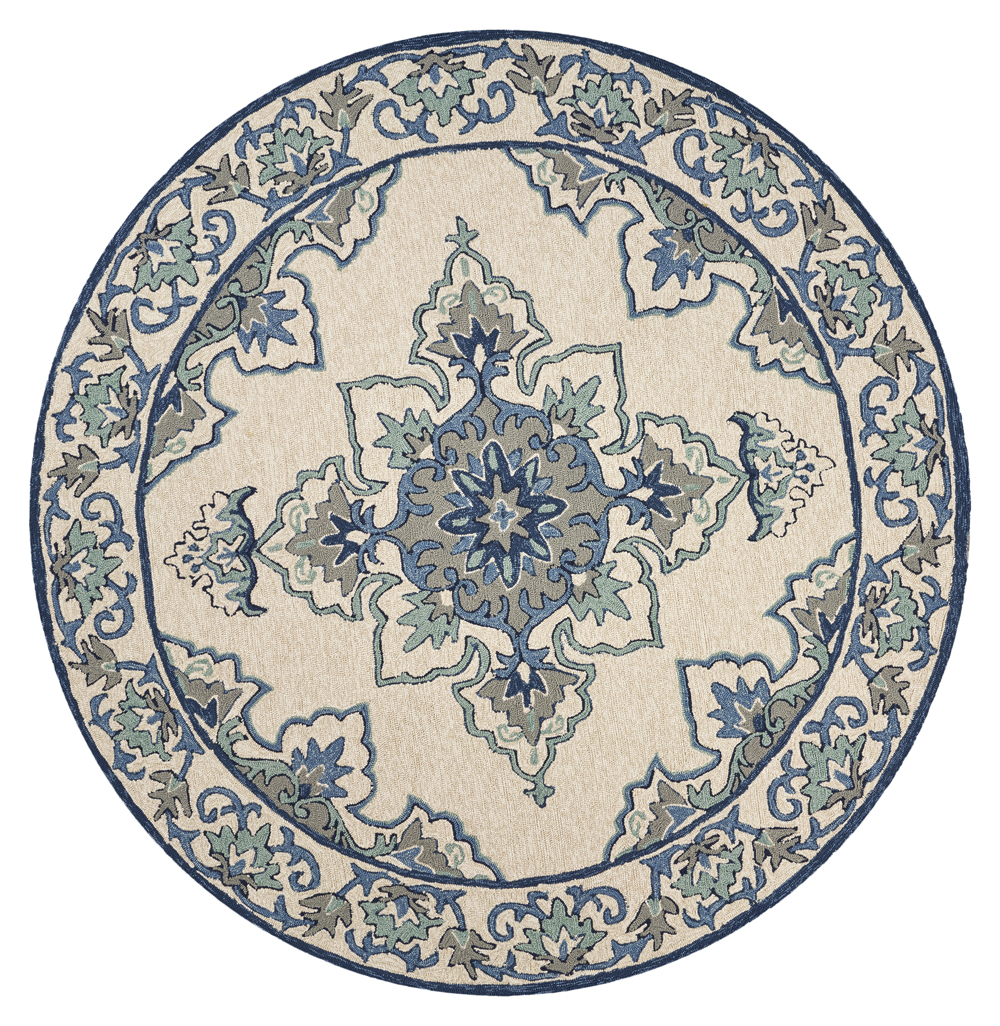 Kas Harbor 4238 Ivory/Blue Rug