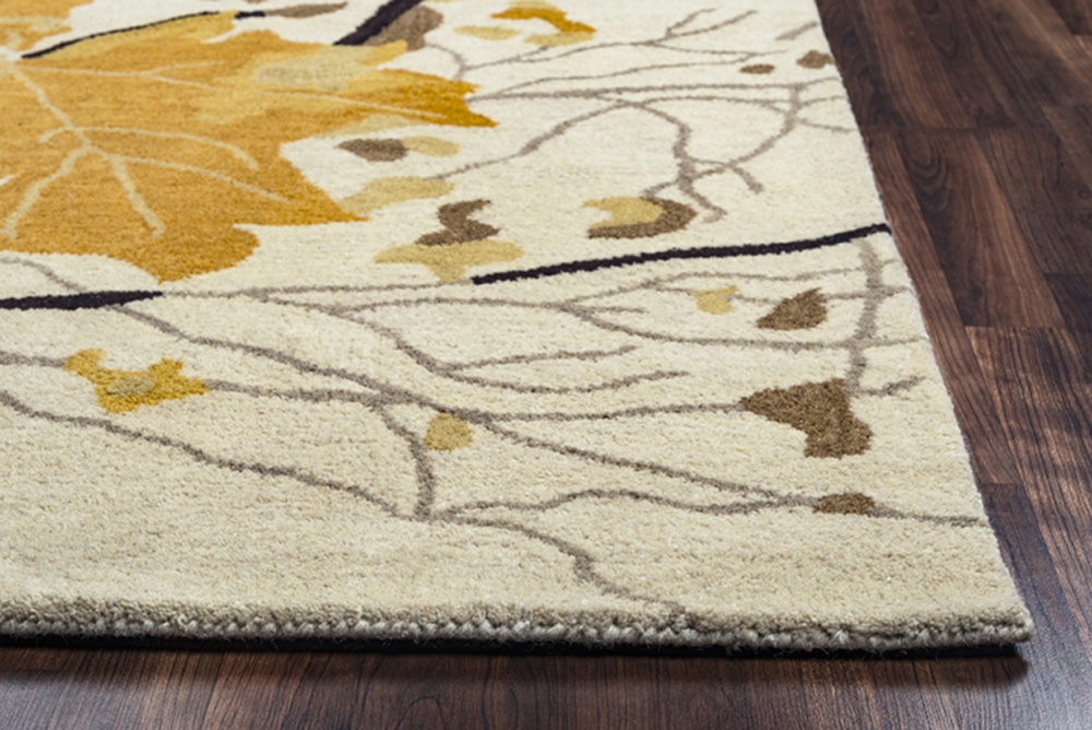 Rizzy Home Highland HD8084 Gold  Rug