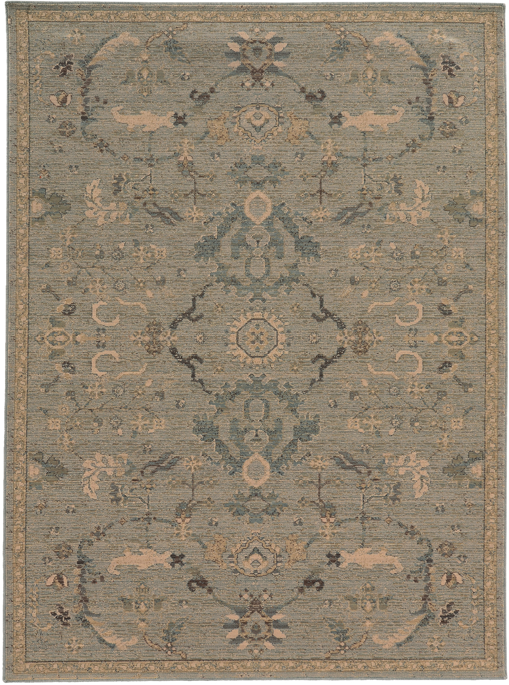 Oriental Weavers HERITAGE 533L5 Blue Rug