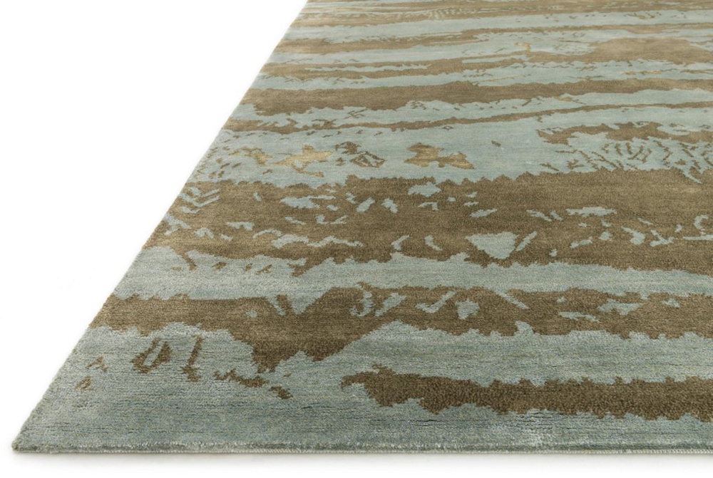 Loloi HERMITAGE HE-12 AQUA/LATTE Rug