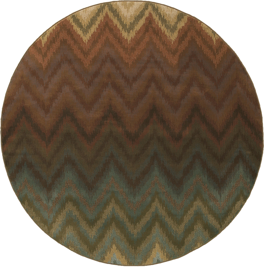 Oriental Weavers HUDSON 3458A Brown Detail