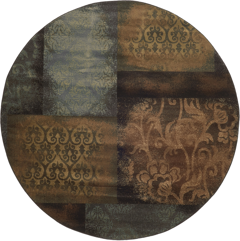 Oriental Weavers HUDSON 4878B Blue Detail