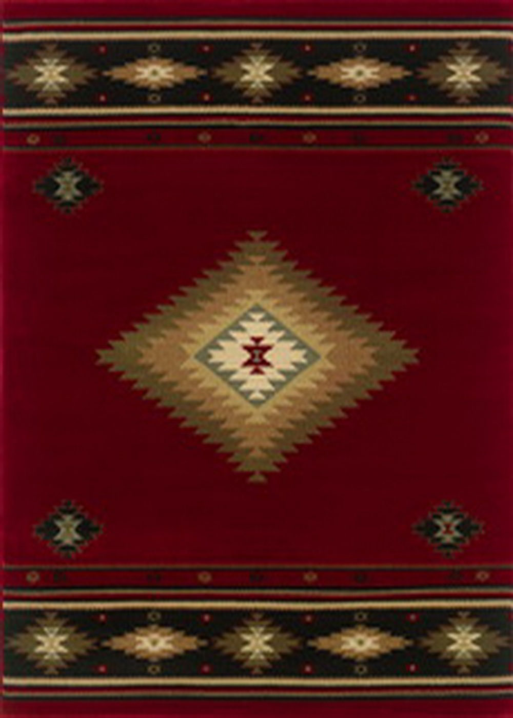 Oriental Weavers HUDSON 087K1 Red Rug