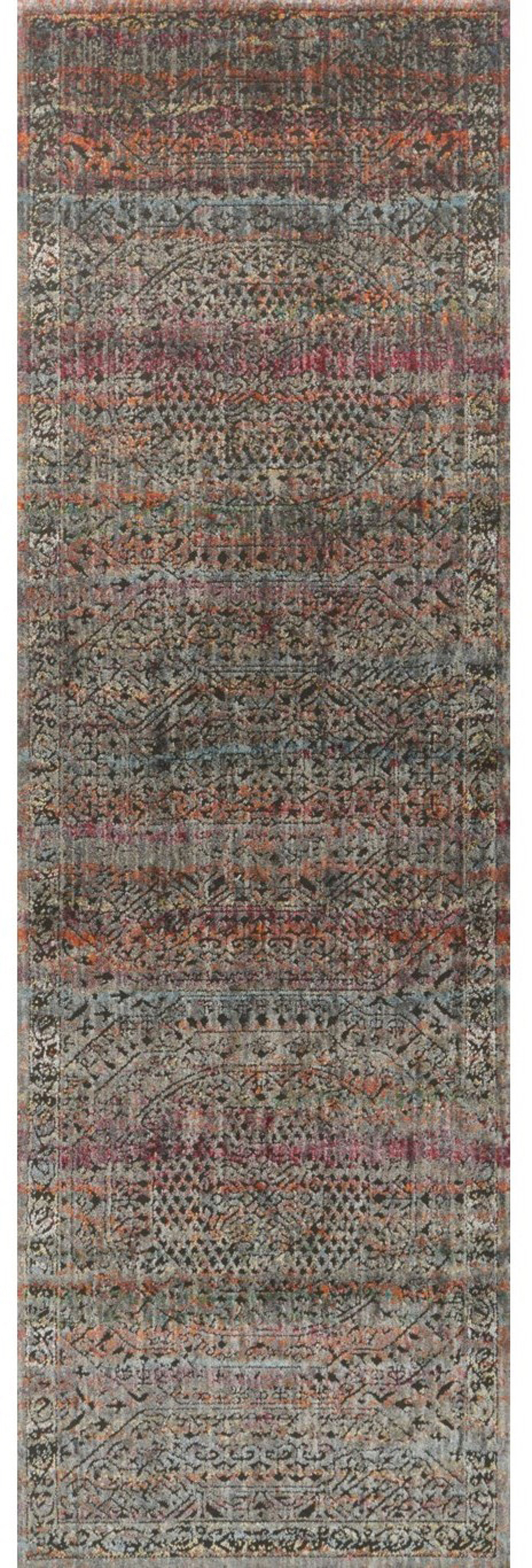 Loloi JAVARI JV-02 CHARCOAL/SUNSET Rug