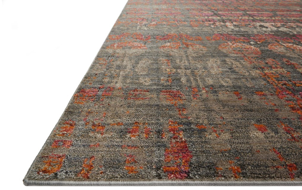 Loloi JAVARI JV-07 STEEL/SUNRISE Rug